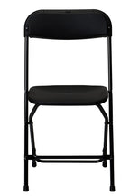 Commercial Seating Products Poly Folding Chairs, Black