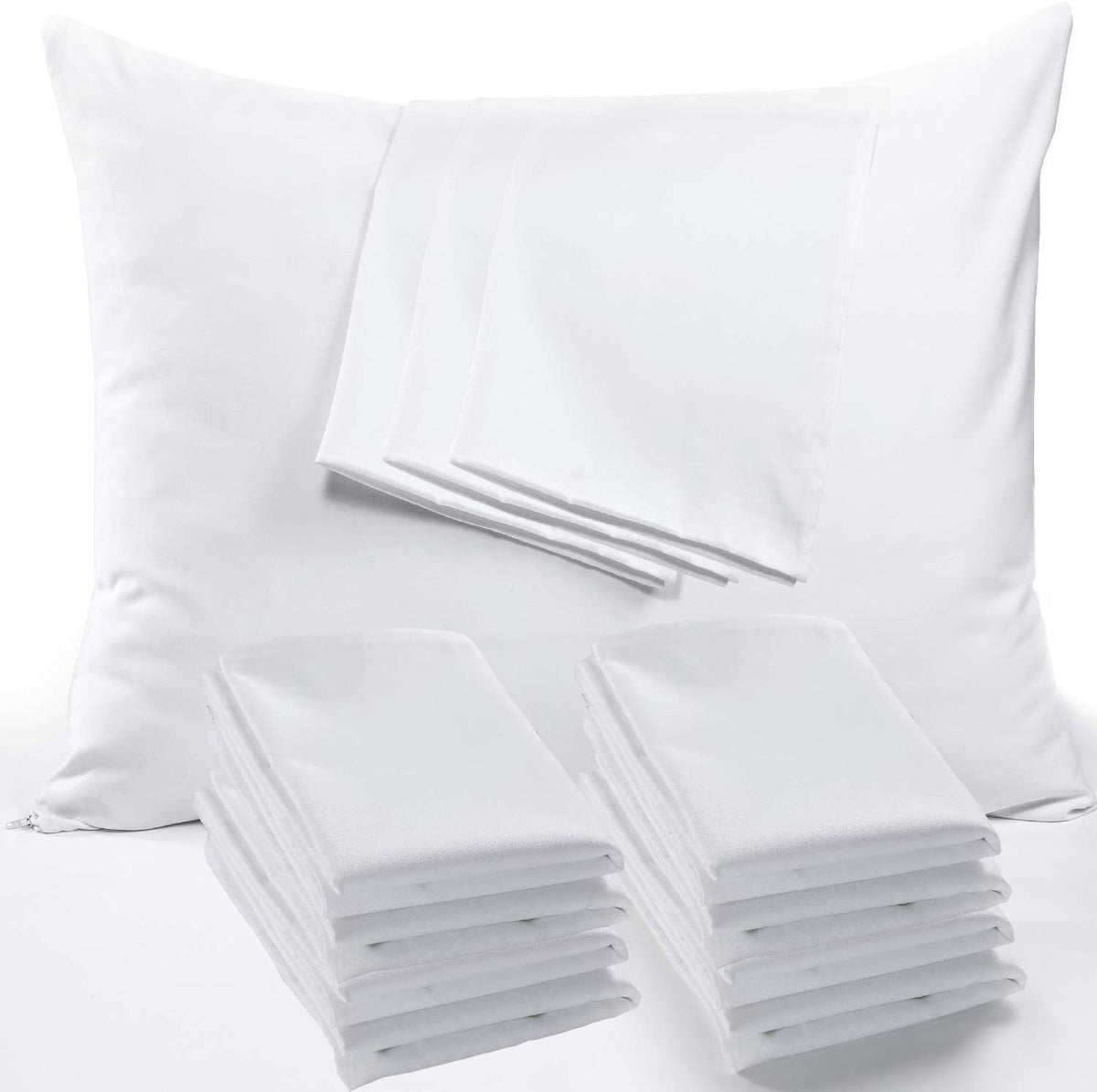 Niagara 1 Pack Of Pillow Protectors With Zipper Standard Size, Effective Dust Protection, Quiet, Stay In Place Pillow Covers, Br