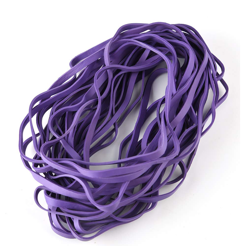 Coopay 60 Pieces Large Rubber Bands Bulk, 8 Inches Heavy Duty Strong Elastic Bands For Office Supply School Home, Securing Trash