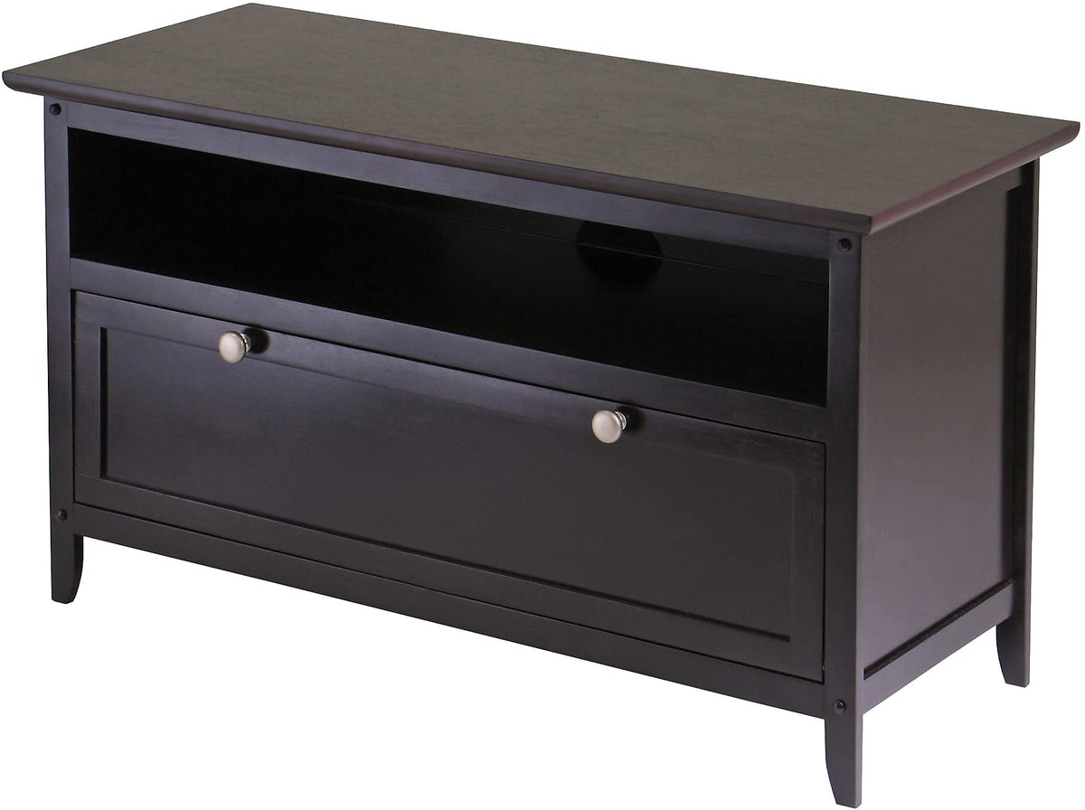 Winsome Zuri Wood TV Stand, Dark Espresso (92136)