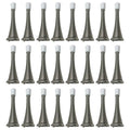 Litepak Spring Door Stop 3' Premium Heavy Duty Stopper Steel W/Plastic Bumper (Satin Nickel, 24 Pack)