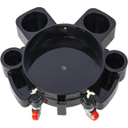 5 Gallon Bucket Dolly With Wheels, Heavy Duty Plastic Drum Dolly With 5 Smooth-Rolling Swivel Casters Secure Locking Cart For Ca