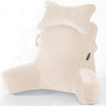Sliguy Reading Pillow-Bed Rest Pillow With Detachable Neck Roll & Higher Support Arm For Sitting In Bed Couch Or Floor-Backrest