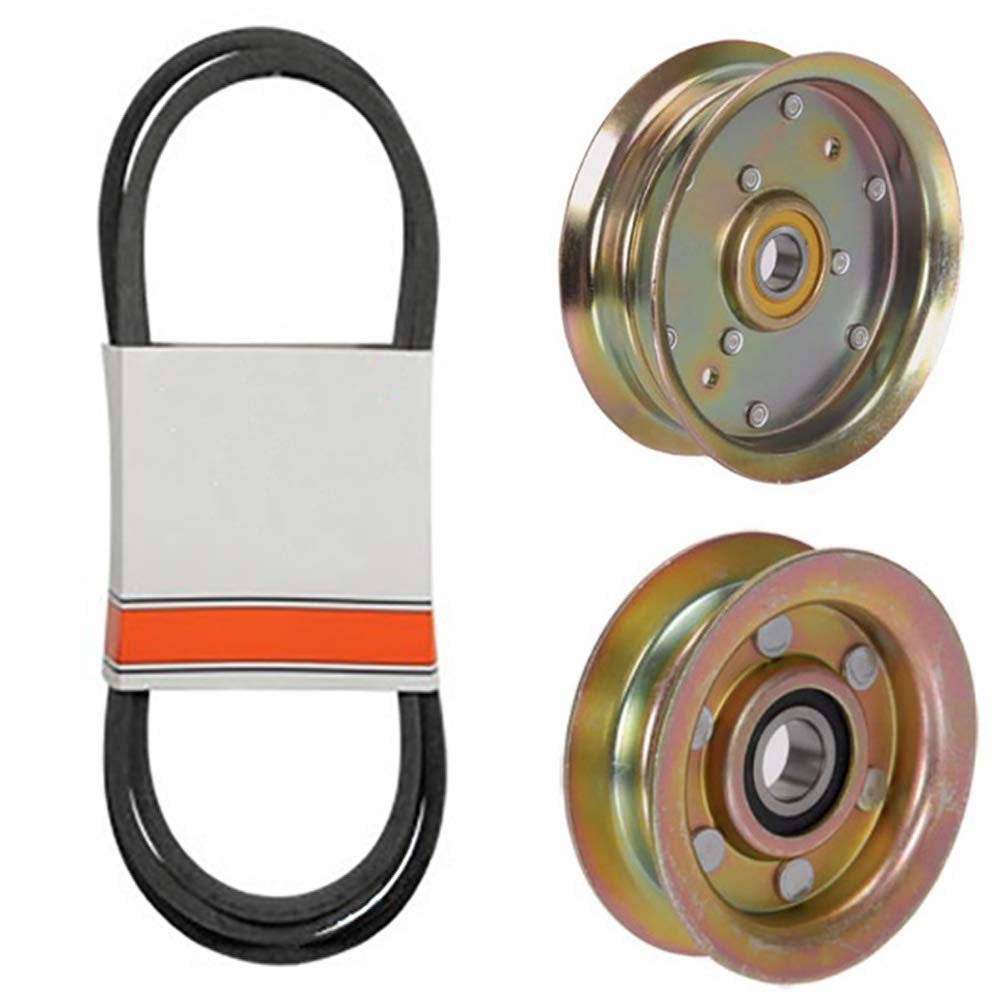 Reliable Aftermarket Parts Our Name Says It All One (1) Mower Deck Belt & Idler Pulley Set Fits John Deere L100, L108, L110, L11