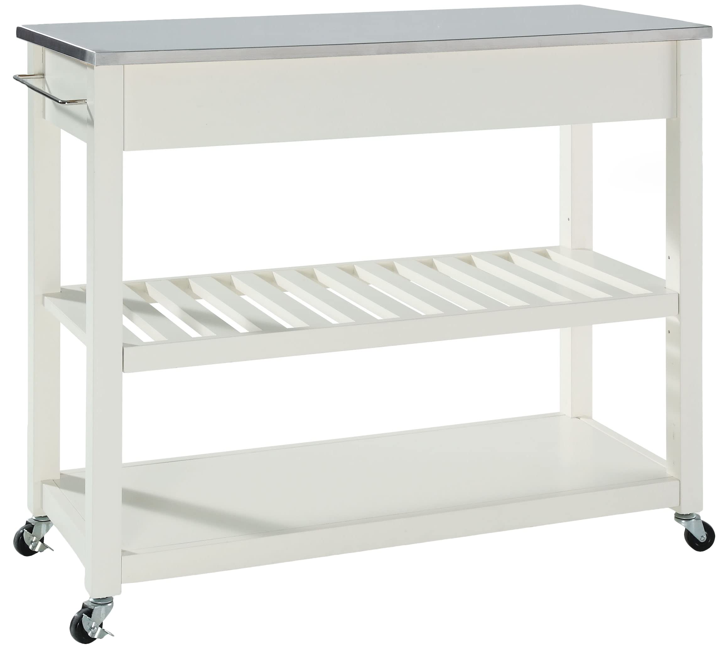 Crosley Furniture Stone Top Kitchen Prep Rolling Cart - Thumbnail 5