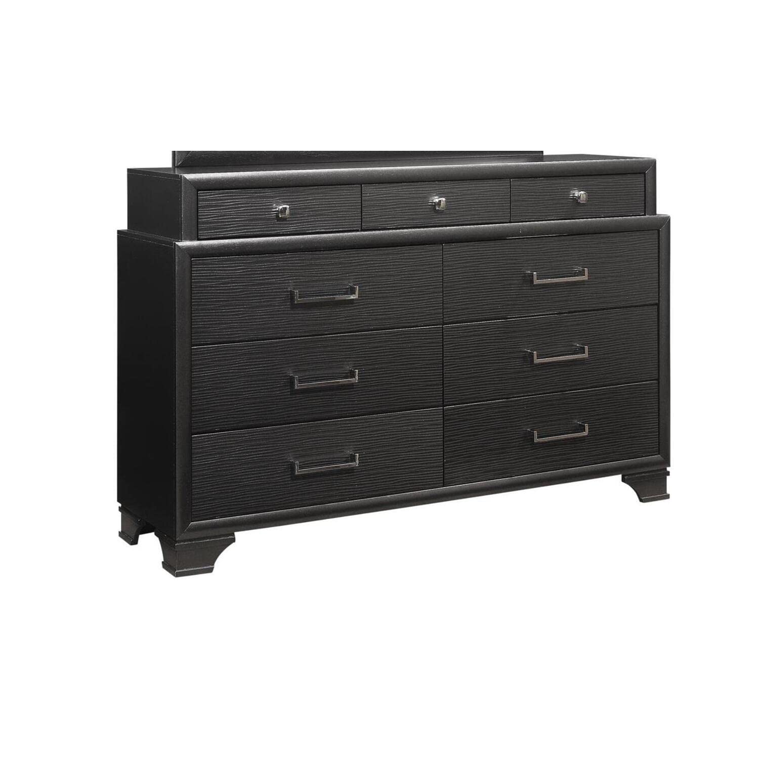 Global Furniture Usa Grey-Dr Jordyn Textured Dresser
