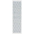 HomeRoots 8'X11' Ivory Grey Machine Woven Geometric Indoor Area Rug