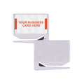 Uncommon Desks Business Card Letter Openers - (25 Pack) (White) Professional Letter Openers With Business Card Insert, Perfect P