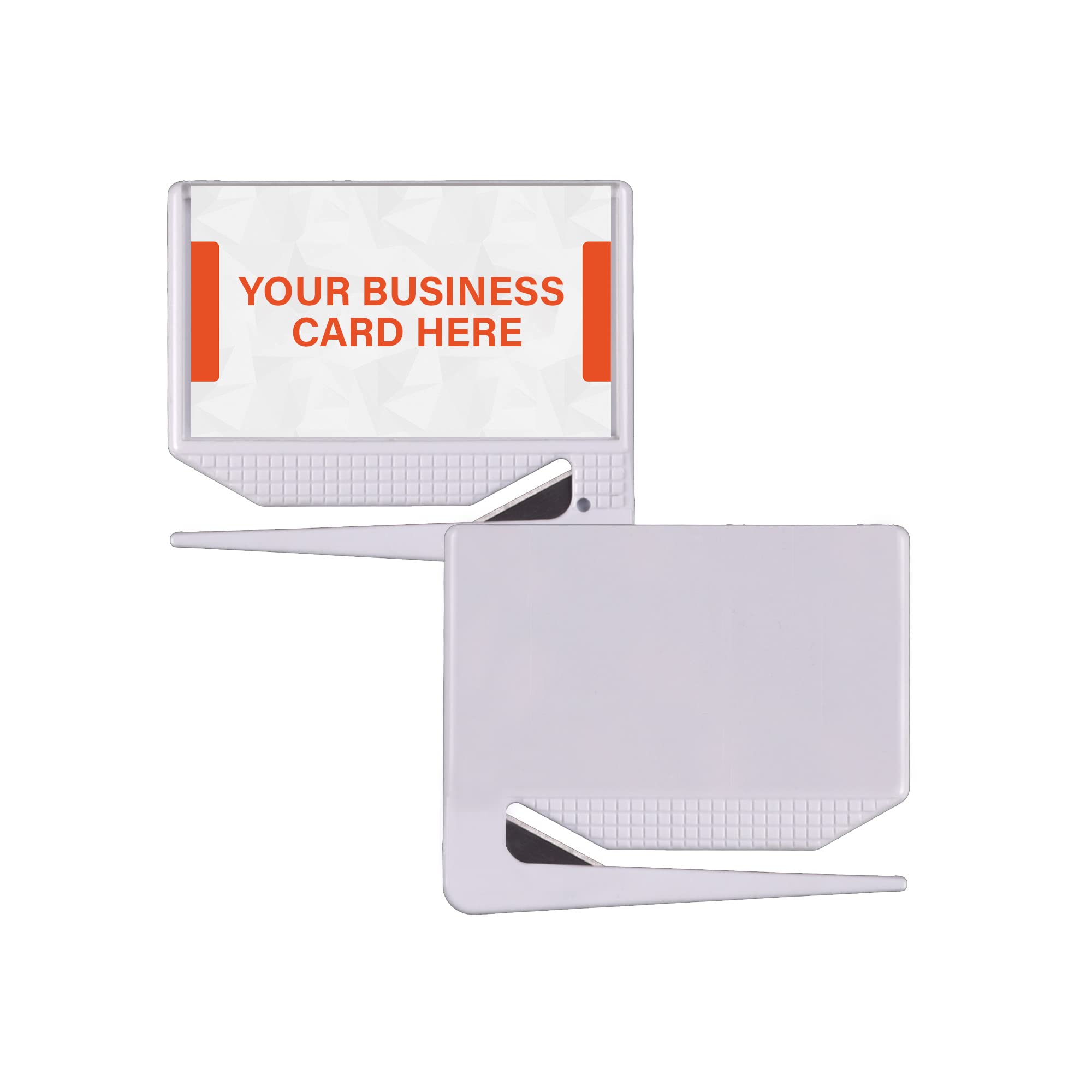 Uncommon Desks Business Card Letter Openers - (25 Pack) (White) Professional Letter Openers With Business Card Insert, Perfect P