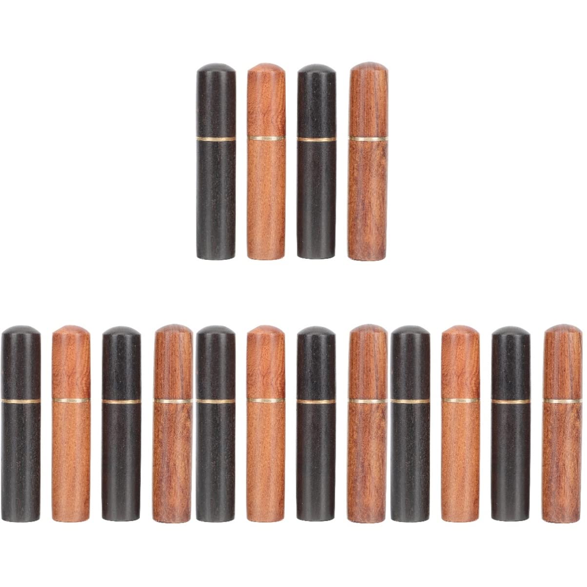 16 Pcs Wooden Needle Wooden Needle Case Tube Needle Storage Tube Sewing Needles Container Case Sewing Needles