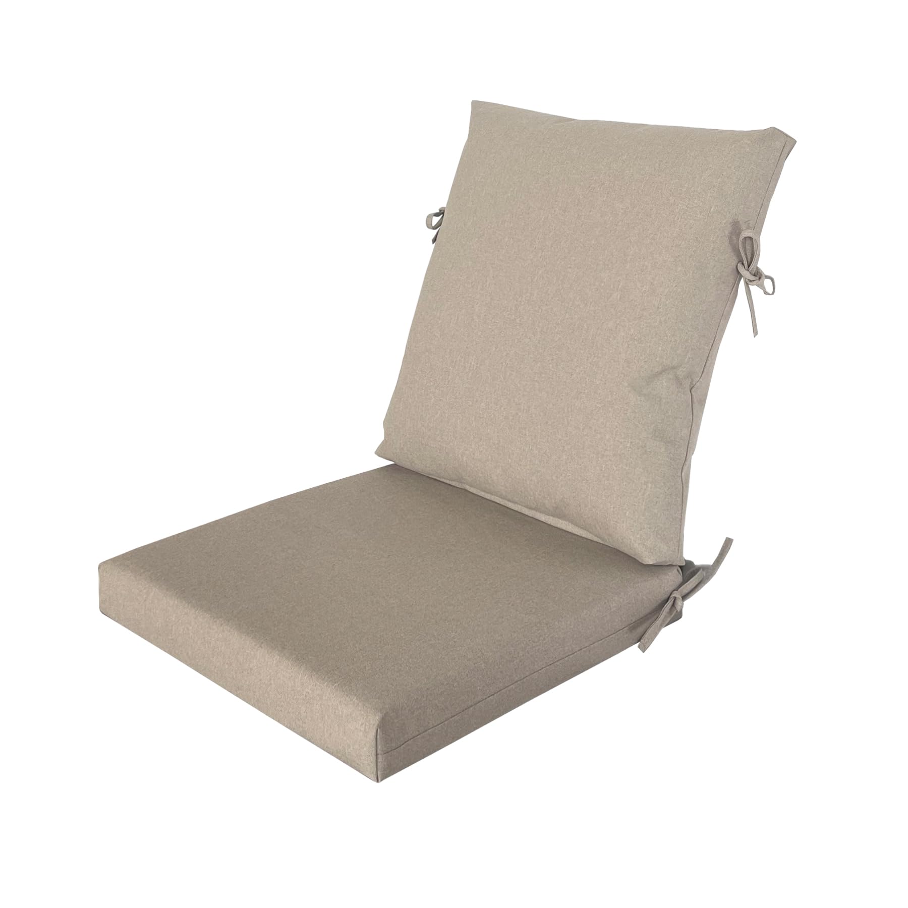 Cozyvida 20'X42' Outdoor Dining Chair Cushion Set Of 1 Resilient Foam Filling Water-Proof Stain-Resistant Uv Resistant Weather