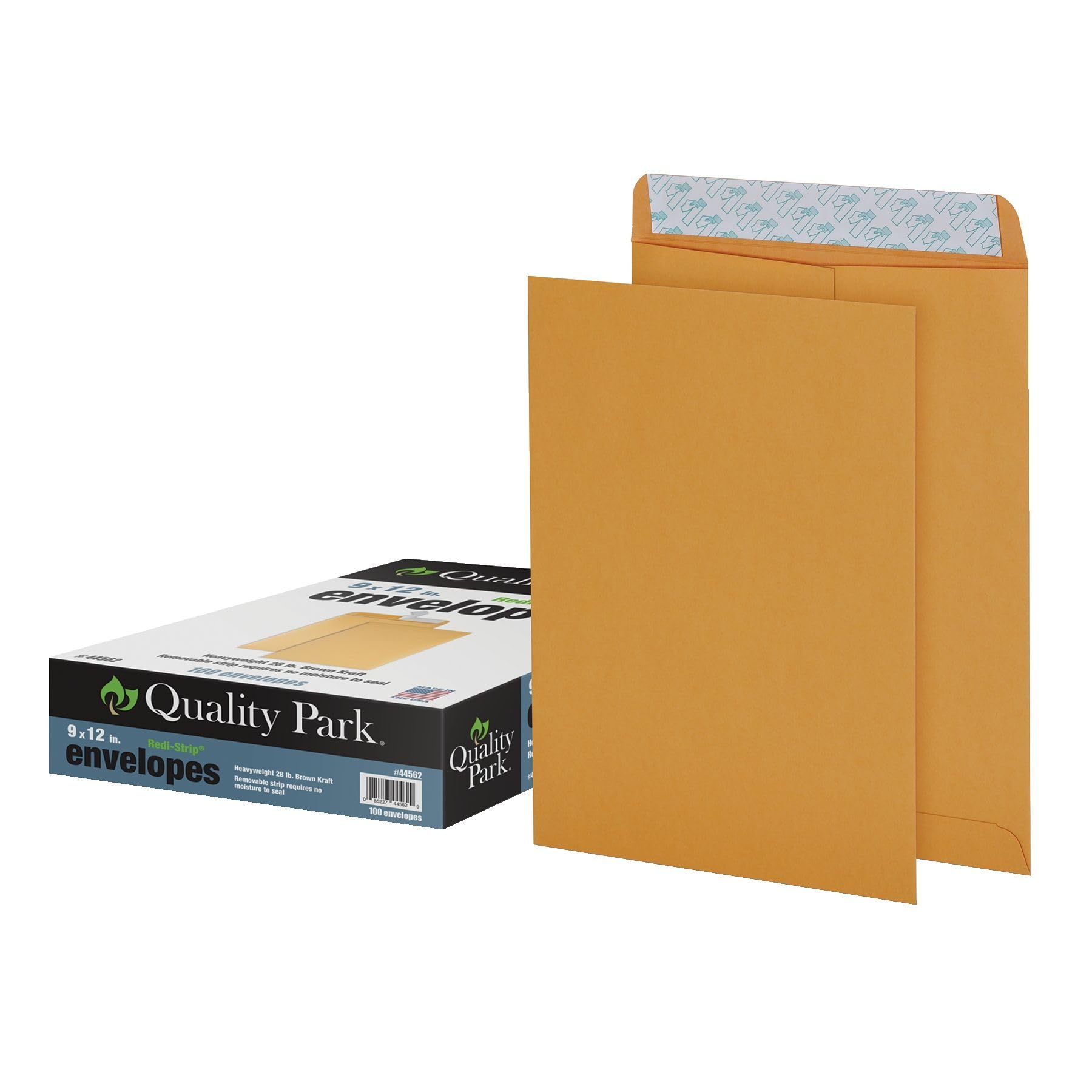 Quality Park 9' X 12' Self-Seal Catalog Envelopes, For Mailing, Organizing And Storage, Brown Kraft, Heavy 28-Lb Paper, 100 Pe