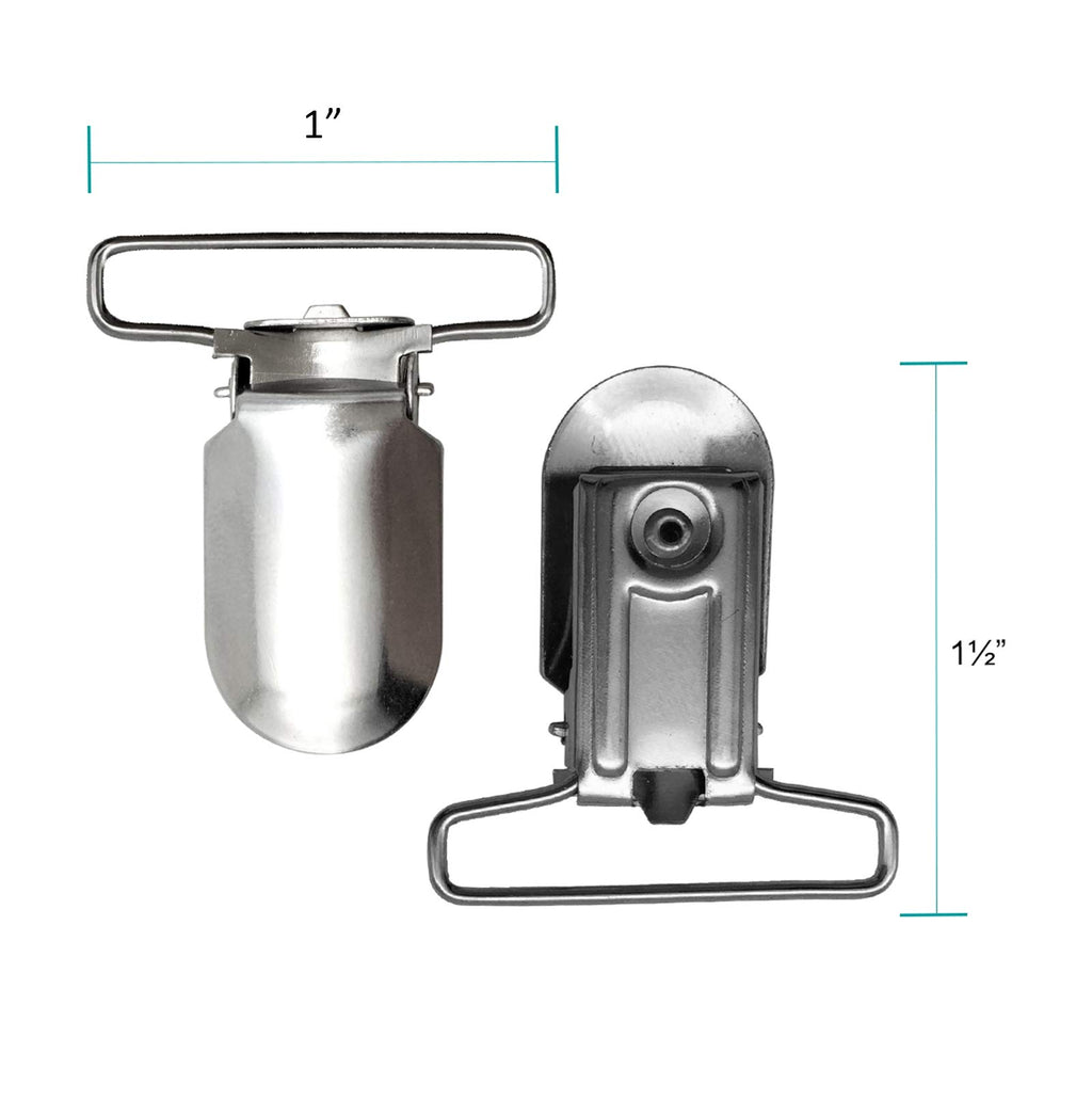 Raytour 20 Pieces Men Suspender Clips Heavy Duty Bed Sheet Fasteners Clips Sheet Straps Holder Fasteners Clips