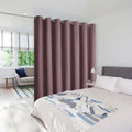 Nicetown Dry Rose Curtains For Sliding Glass Door, 84 Inch Long, Grommet Single Curtain Panel, Sound Reducing Blackout Curtains