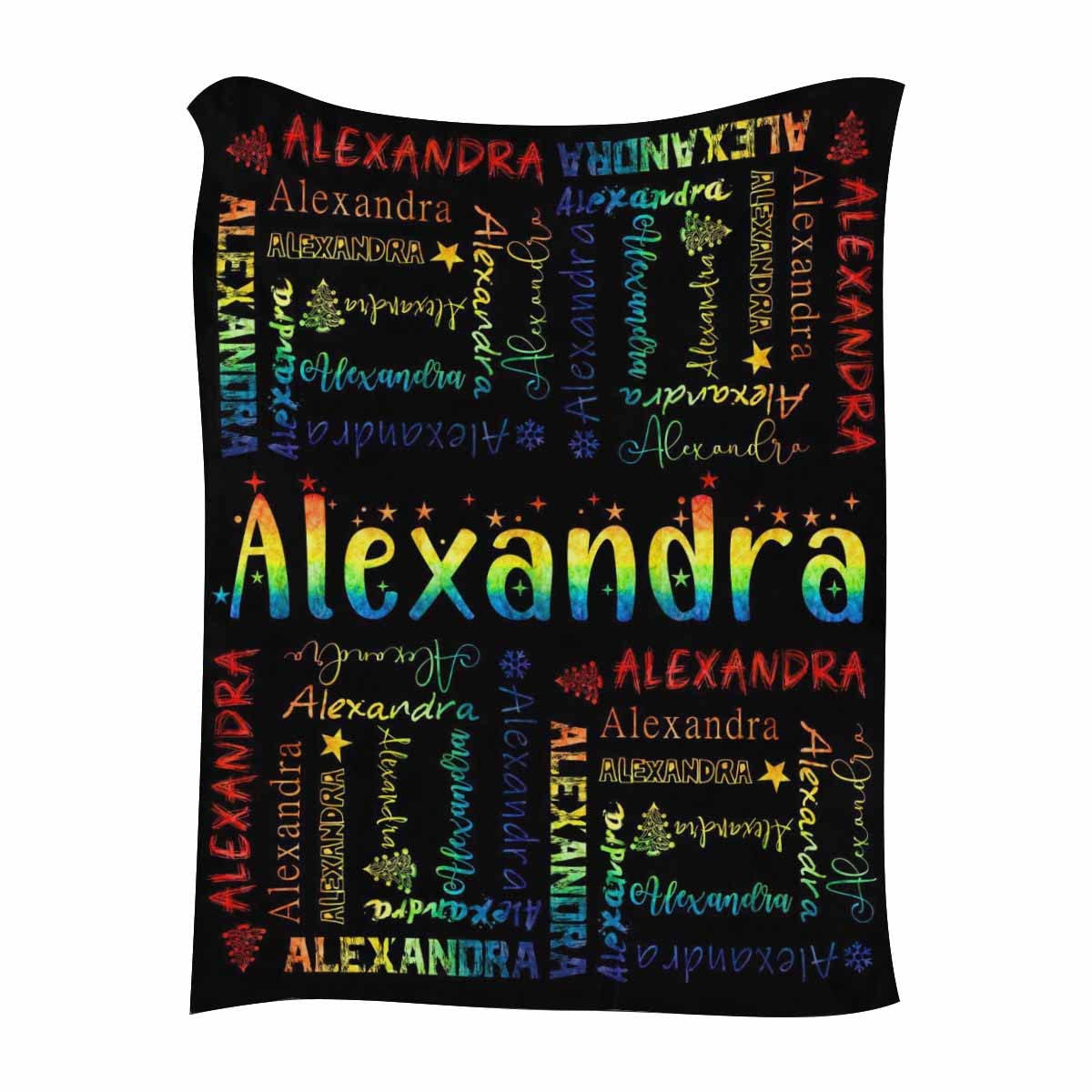 Artsadd Personalized Blanket For Kids Customized Name Blanket Customized Throw Blanket With Name For Adult Logo Bed Blanket For