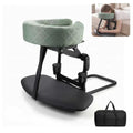 VIREVO Massage Headrest for Bed with Arm Rest, Adjustable 10.6219.68 Height & Angle Massage Face Cradle for Bed, AntiWobble Su