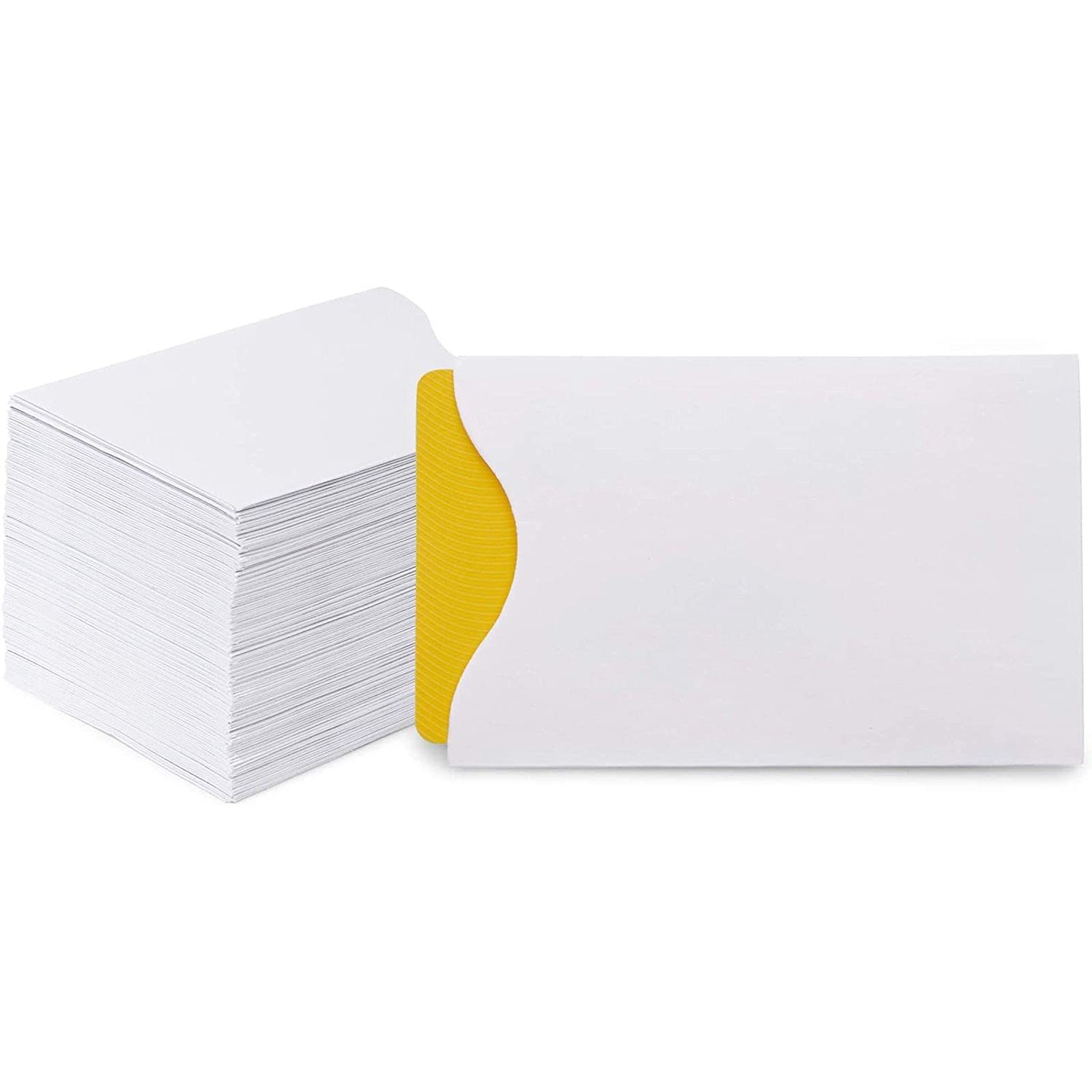 Stockroom Plus 500-Pack Key Card Envelopes Sleeves, White, Blank Hotel, Motel Cover Holders For Business Guests, Bulk Protector