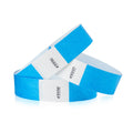 Wristco Neon Blue Tyvek Wristbands For Events - 2,000 Count - Tamper-Proof Design & Fluorescent Color Prevent Reuse - Premium-Gr