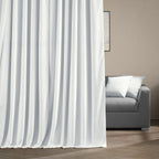 Hpd Half Price Drapes Signature Velvet Thermal Blackout Curtains For Living Room 96 Inch Long (1 Panel) Rod Pocket Insulated Blackout Curtains For Bedroom Window Curtains, 100W X 96L, Primary White