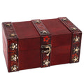 XJF Treasure Chest,7.8 Treasure Box,Wooden Keepsake Box for Trinkets,Taro Cards,Gifts and Home Decor