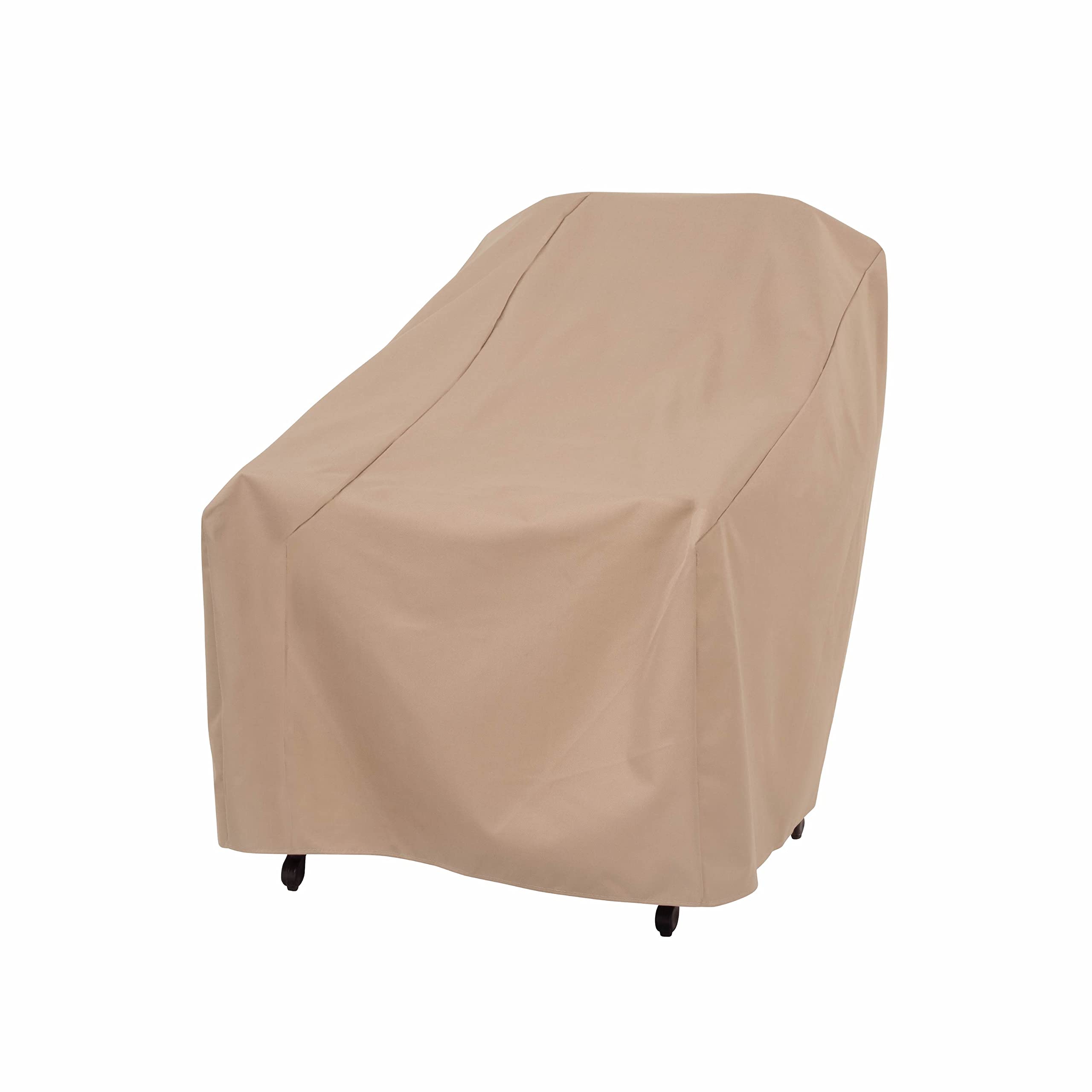 Modern Leisure Basics Patio Chair Cover - Weather-Resistant Fabric - Furniture Protection Perfect For Patio, Deck, And Porch - 33' L X 34' W X 31' H - Khaki
