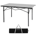 Kingcamp Camping Table Folding Portable Table Aluminum Roll Up Lightweight Foldable Large Camp Table For Indoor Outdoor Picnic Backyard, 53.5'X27.5'