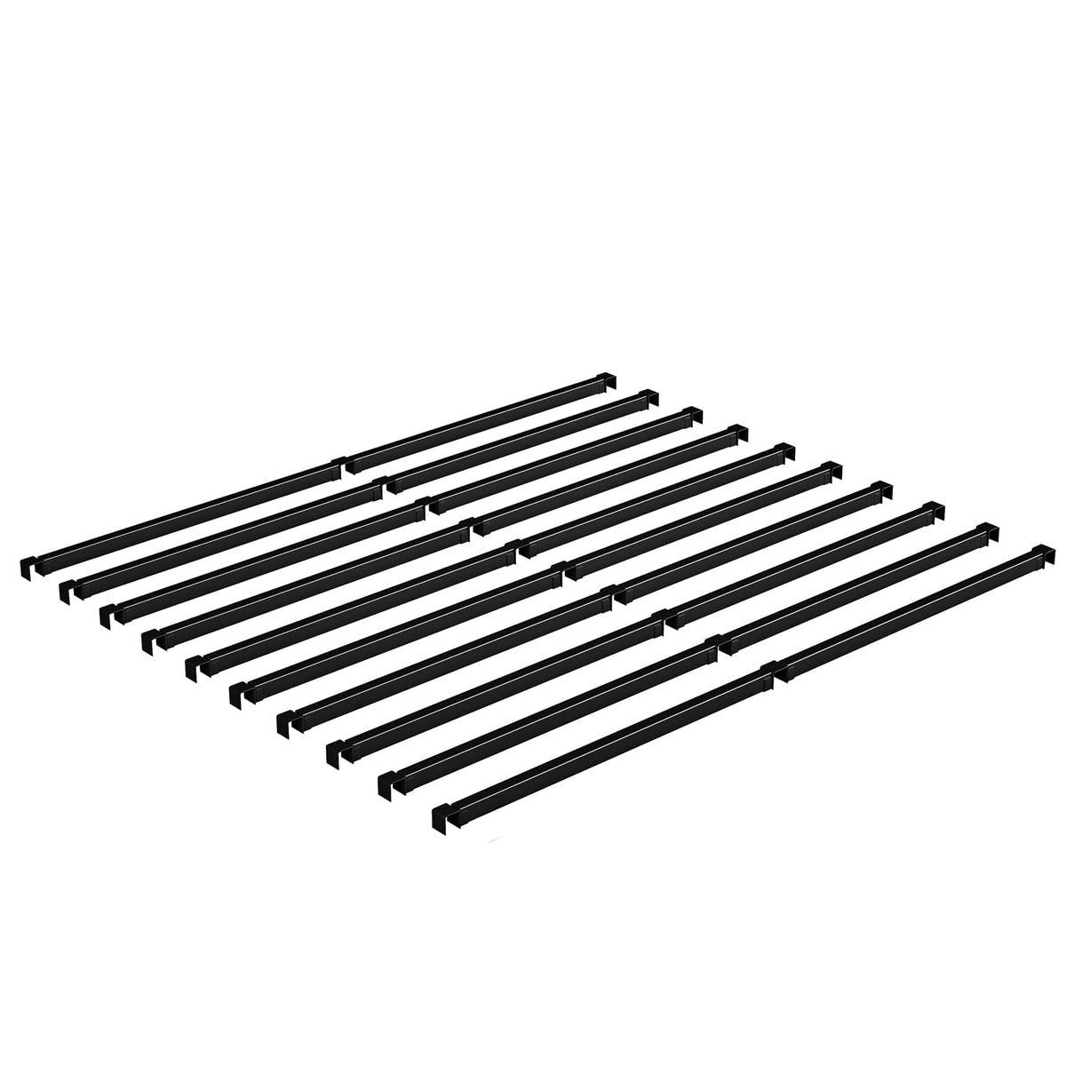 Hunlostten Metal Slats For Full Size Bed, Full Bed Slats Replacement, Enhance Support, Easy Assembly