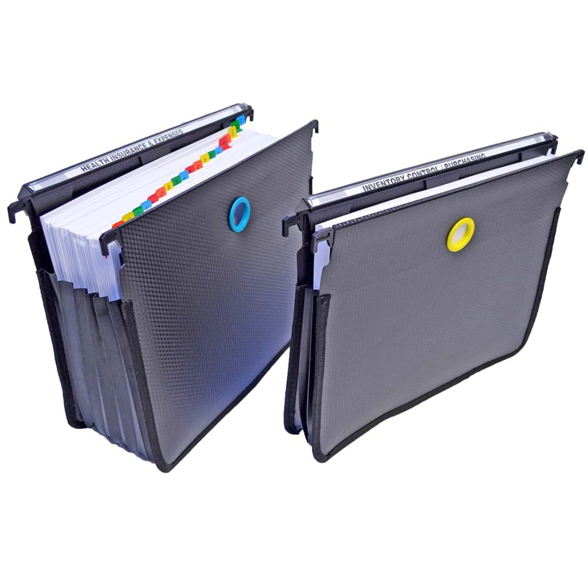 Ultimate Office Magnifile High-Capacity Hanging File Folders, 5' Expanding Files With Silicone Rubber Gussets And Sewn Nylon Ed