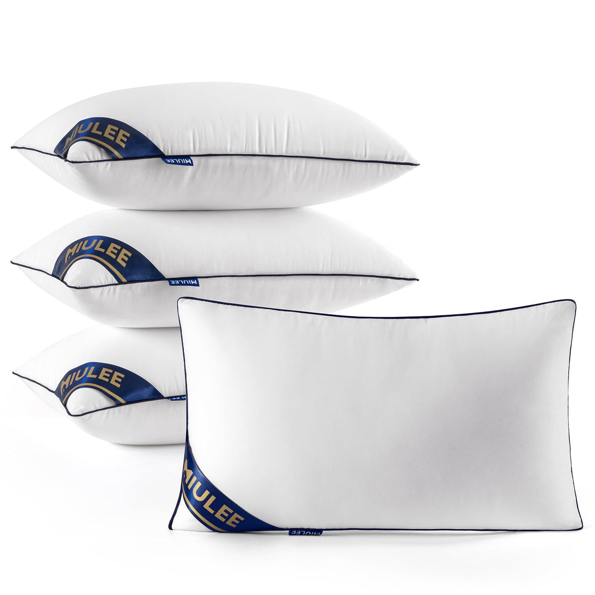 Miulee 22X22 Pillow Inserts Set Of 4 Throw Pillows Premium Down Alternative Pillow Inserts Square Decorative Pillow Stuffer For