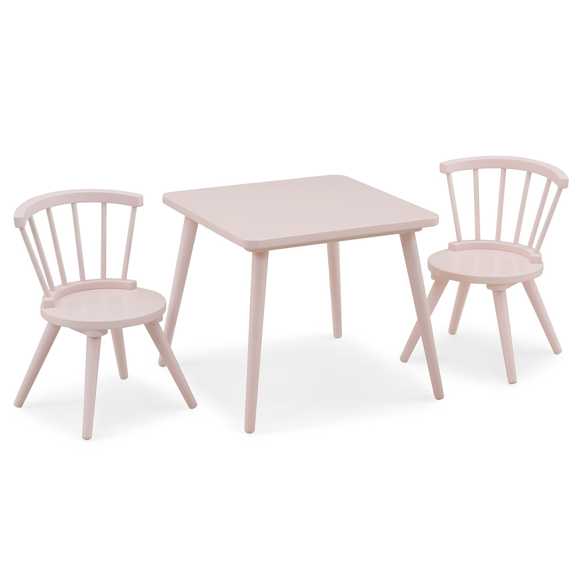 Delta Children Windsor 2-Piece Chair Set, Blush Pink