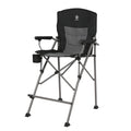 EVER ADVANCED Tall Directors Chair with Cup Holder 31, Bar Height Folding Chair for Camping, Sports with Carry Bag, Mesh Pockets