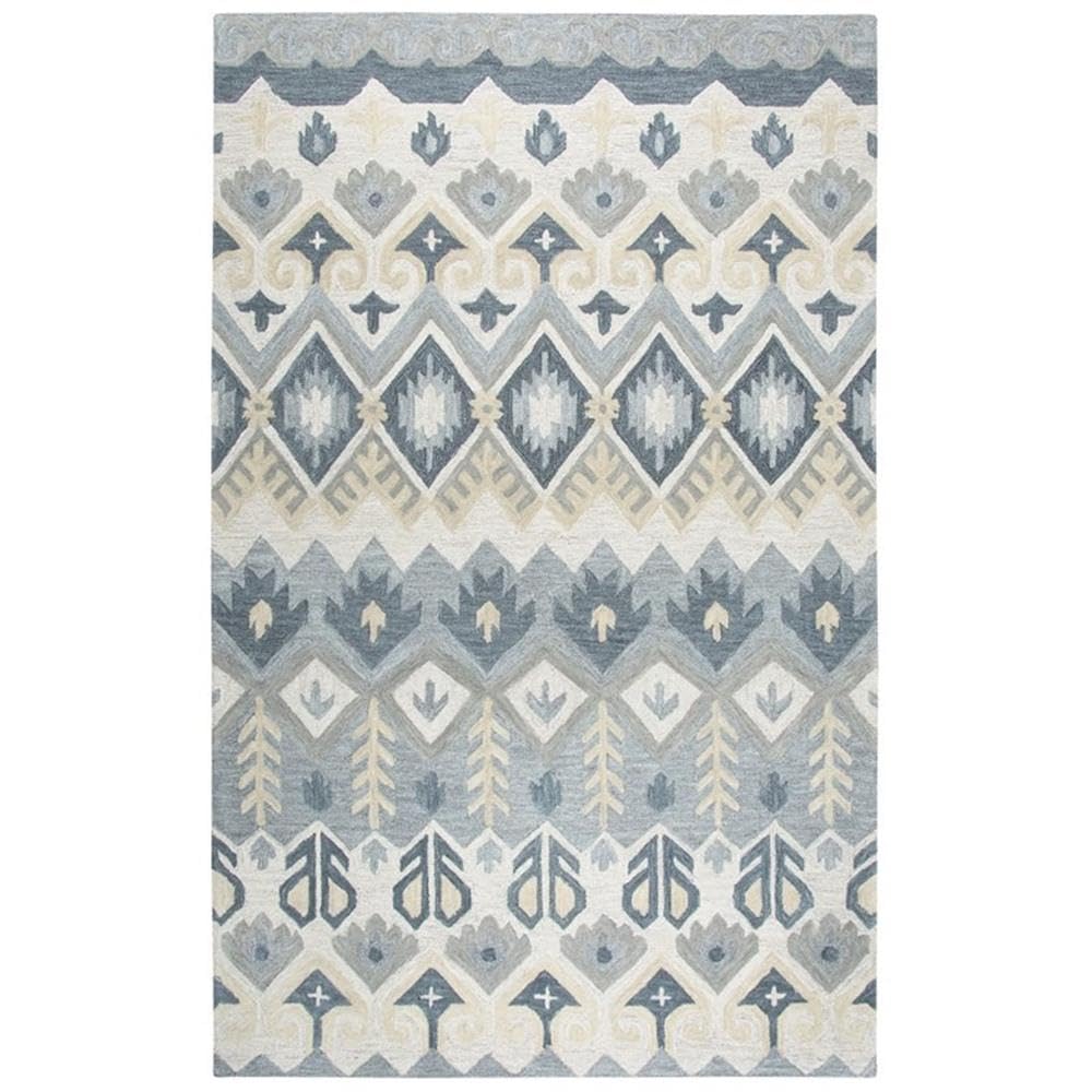 Rizzy Home Alora Decor Cascade 9' X 12' Natural/Tan/Gray/Dk Gray Hand-Tufted Area Rug