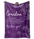 Grandma Gifts, Grandma Birthday Gifts, Gifts For Grandma Blanket For Mothers Day Christmas, We Love You Blanket Gifts For Grandm