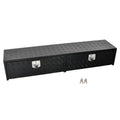 Fgjqefg 72 Inch Aluminum Tool Box Truck Car Trailer Underbody Toolbox,Rv Storage Organizer,Underbed Truck Tools Organizer W/Lock
