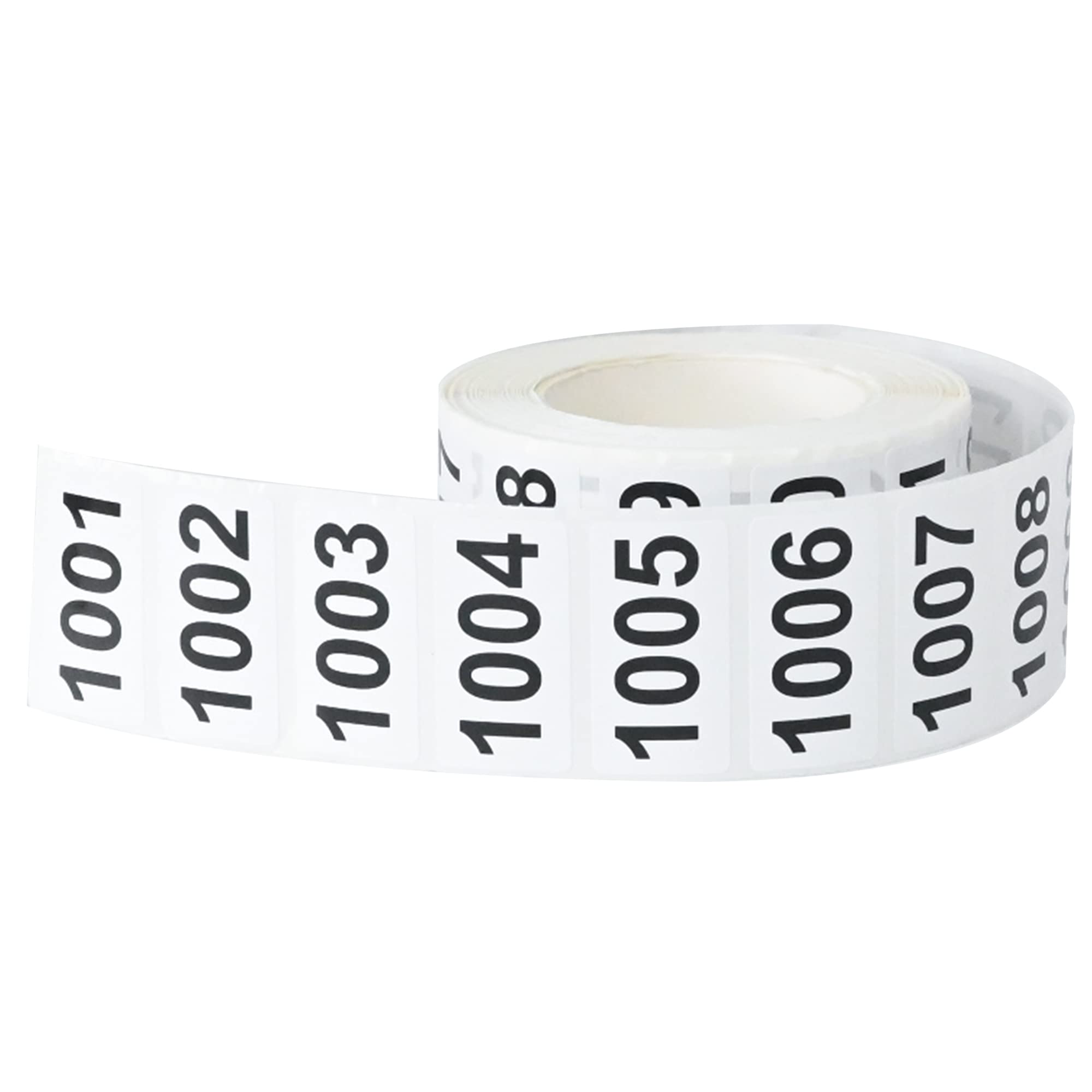 Dgbdpack Consecutively Numbered Labels, 1.5 X 0.79 Inch Self-Adhesive Inventory Numbered Sticker (1001-2000)