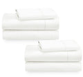California Design Den 2-Pack Cotton Twin Sheet Sets - 400 Thread Count 100% Cotton Sateen - Extra Soft, Breathable & Cooling She