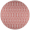 Sedona Sn6 Red Southwestern Rug Round 8' X 8'