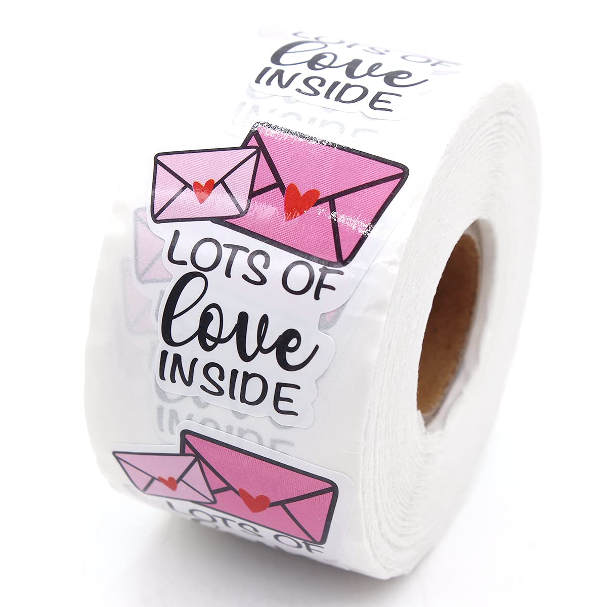 Littlefa Cute Lots Of Love Inside Stickers,Happy Mail Stickers,Love Mail Stickers,Small Business Stickers,Envelopes Seal Sticker