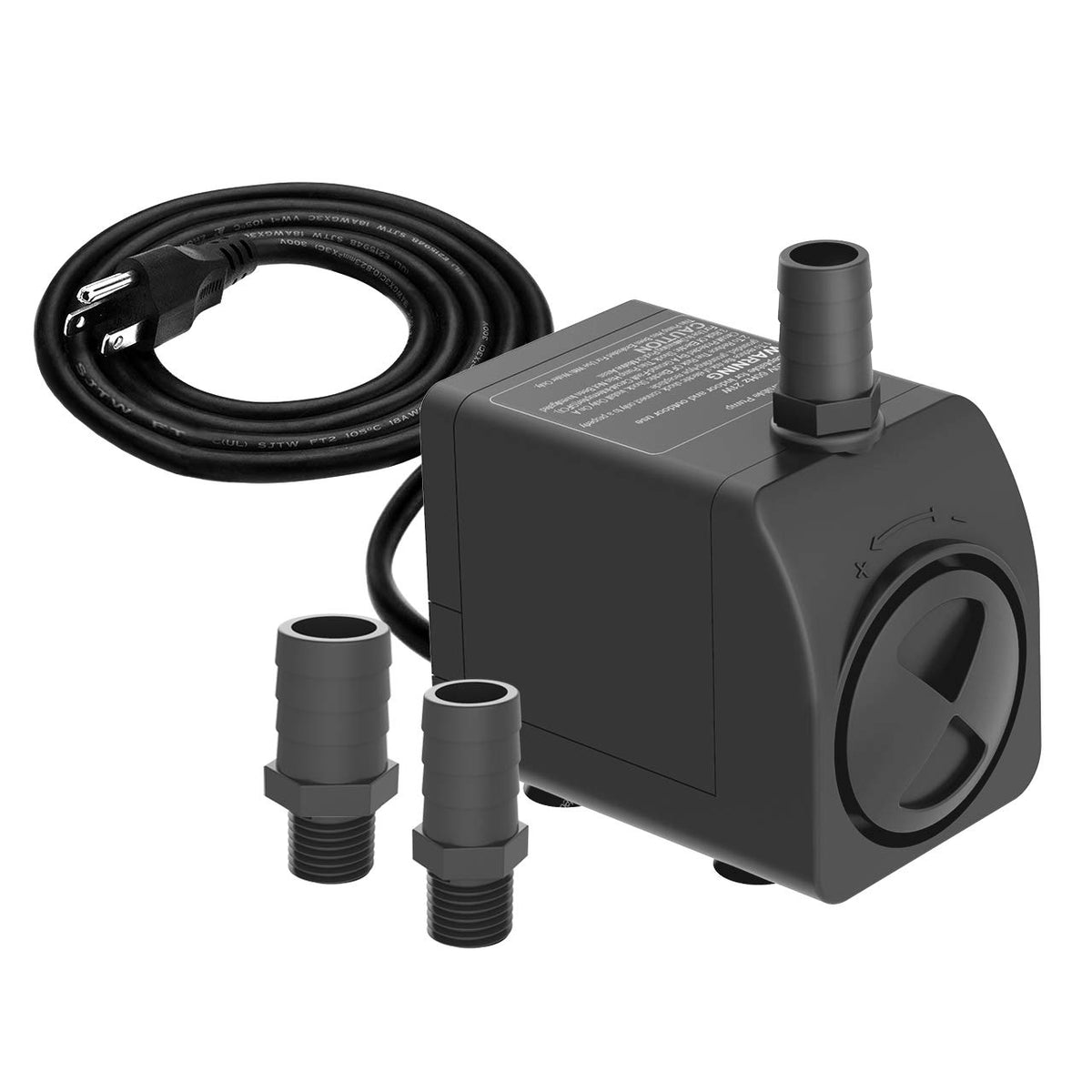 Knifel Submersible Pump 300Gph Ultra Quiet With Dry Burning Protection 6Ft High Lift For Fountains, Hydroponics, Ponds, Aquarium