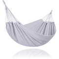 SUNCREAT Tree Hammocks for Outside, Double Hammocks 2 Person Heavy Duty for Trees, Light Gray