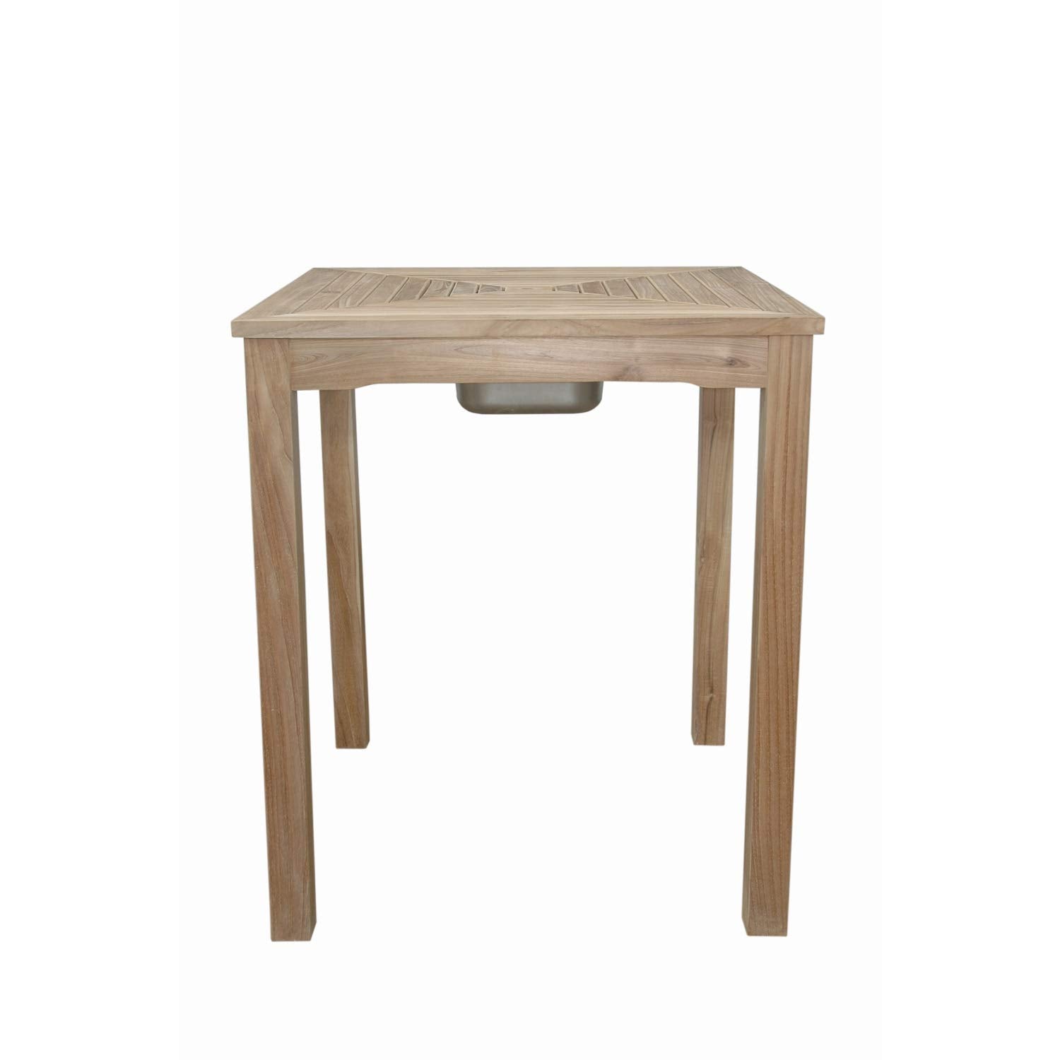 Anderson Teak Chatsworth Ice Chiller Bar Table