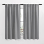 Nicetown Blackout Curtain Panels For Living Room - (Silver Grey Color) 42X63 Inch, 2 Panels Set, Thermal Insulated Room Darkening Blackout Drapes/Draperies With Rod Pocket & Back Tab For Window