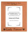 ThisWear Sentimental Photo Frame Love Between An Aunt and Niece Lasts Forever Wood Engraved 8x10 Portrait Picture Frame