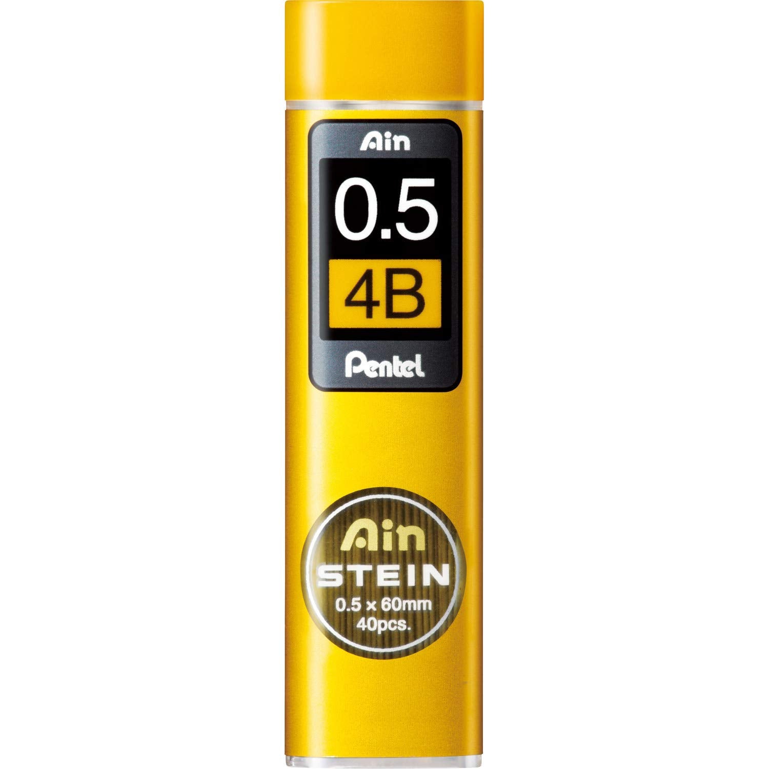 Pentel Ain Stein 0.5Mm Mechanical Pencil Lead | Lead Of Grade 4B | Smooth & Not Scratchy | Easy To Insert Inside The Pencil | Pa