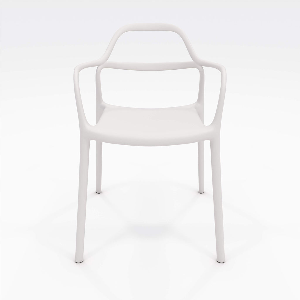 Olio Designs Dali Indoor/Outdoor Chair, White