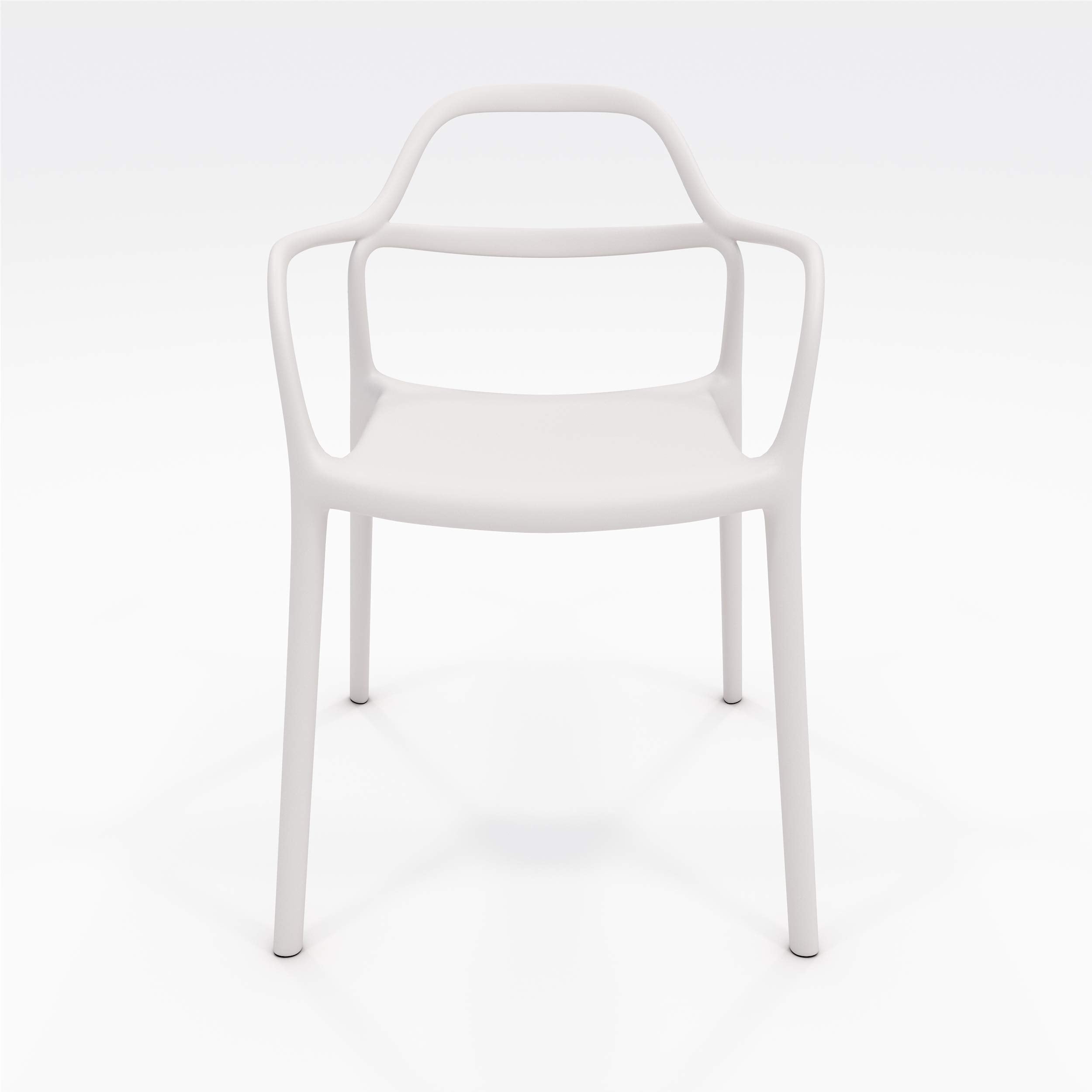Olio Designs Dali Indoor/Outdoor Chair, White