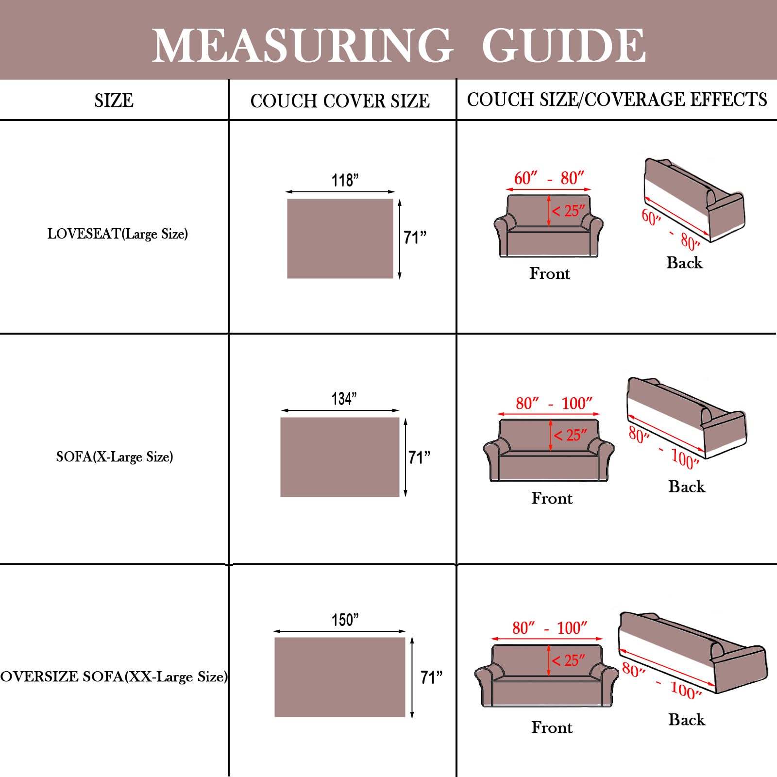 Handontime Soild Couch Covers For Dogs Pink-Purple Sofa Covers Boho Cover For Sofa 3 Seats Chenille Sofa Throw Cover Mauve Sofa Covers For 3 Cushion Couch Tassel Sofa Cover, 71' X118'