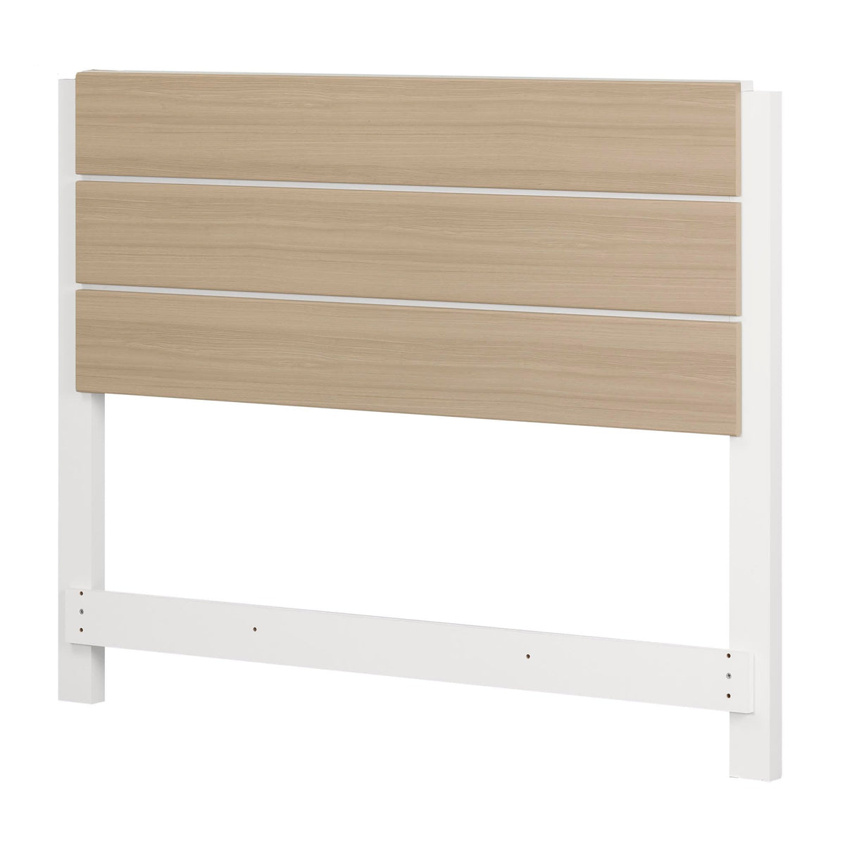 South Shore Munich Headboard White And Soft Elm