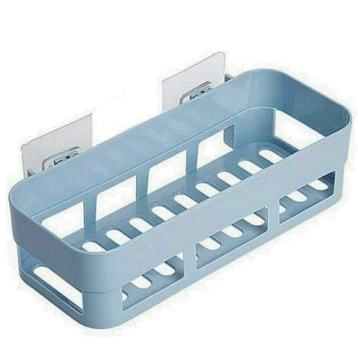 CLICKSWIFT Plastic Pack of 1, Self Adhesive Bathroom Shelf for Wall Shelf Organizer Wall Mounted Bathroom Shelves Rack Holder St
