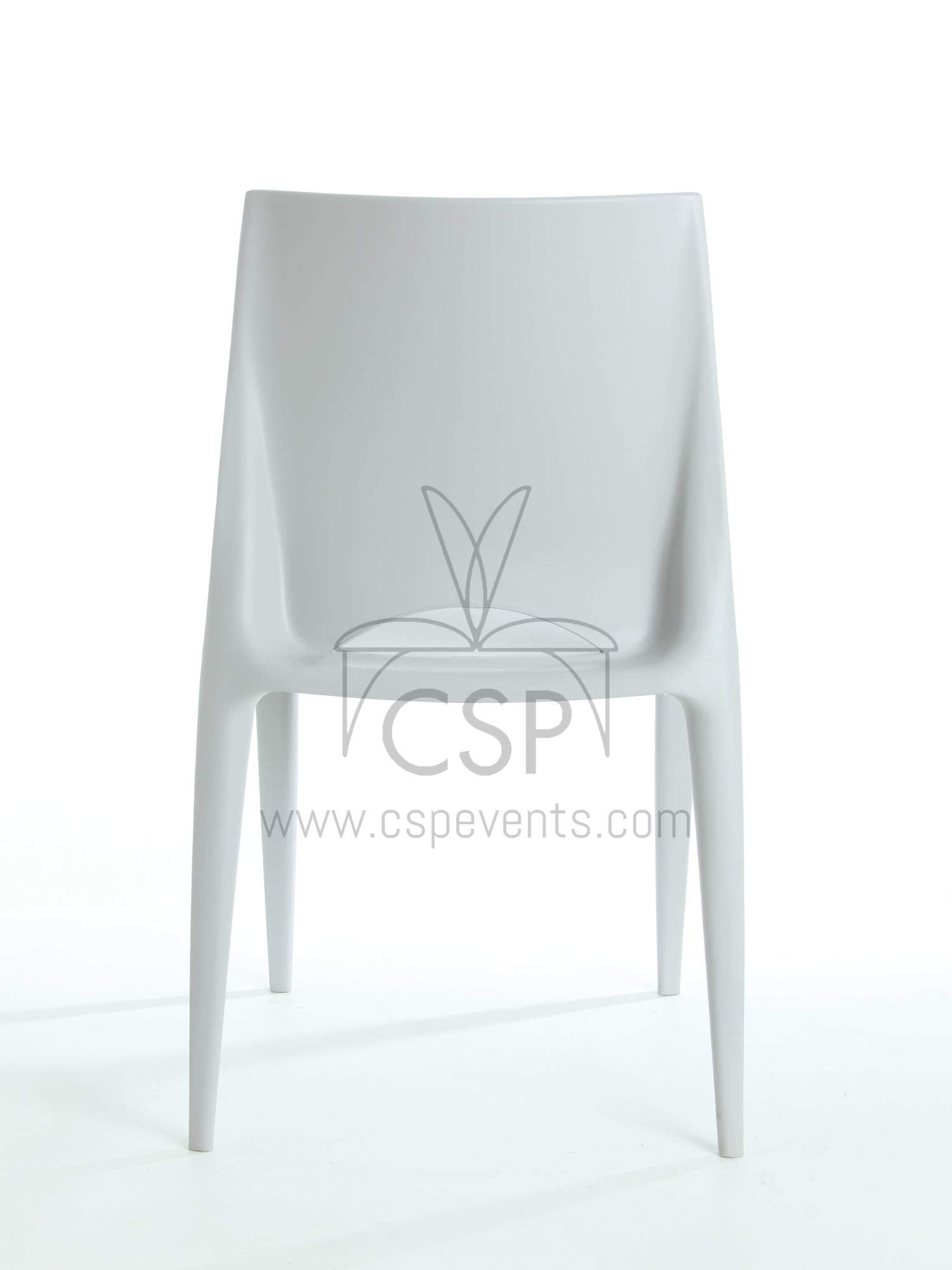 Commercial Seating Products Crescent Light Gray Dining Chairs, Grey